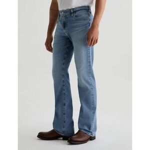 AG Adriano Goldschmied Clint Classic Bootcut Italian Fabric Jeans Blue 34x32